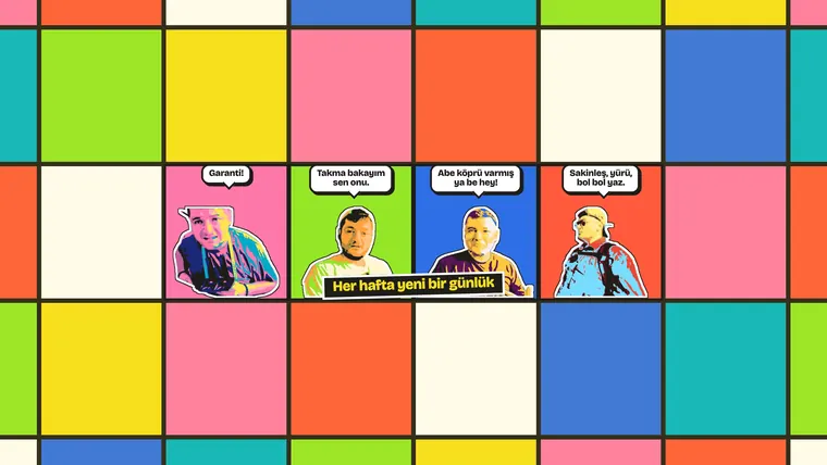 YouTube kanal görseli: Oğuz'un dört pop art portresi